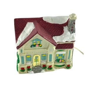 Vintage Winter Valley Villages 1995 Porcelain Lighted Christmas House Decor